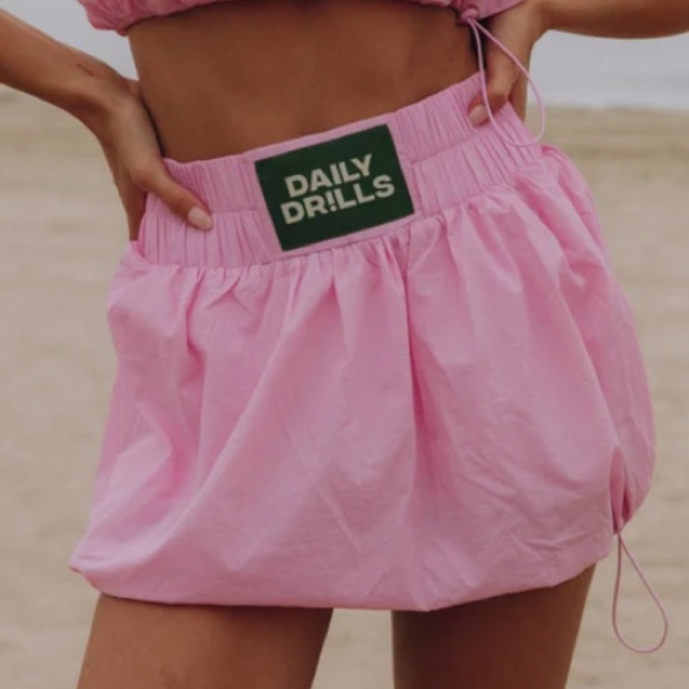 Daily Drills Blush Bubble Skirt SOLD OUT ONLINE!